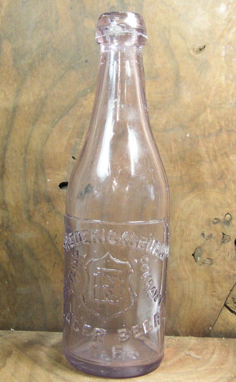 Antique FREDERICKSBURG BOTTLING COMPANY Beer Bottle San Francisco Antique FREDERICKSBURG BOTTLING COMPANY Beer Bottle San Francisco