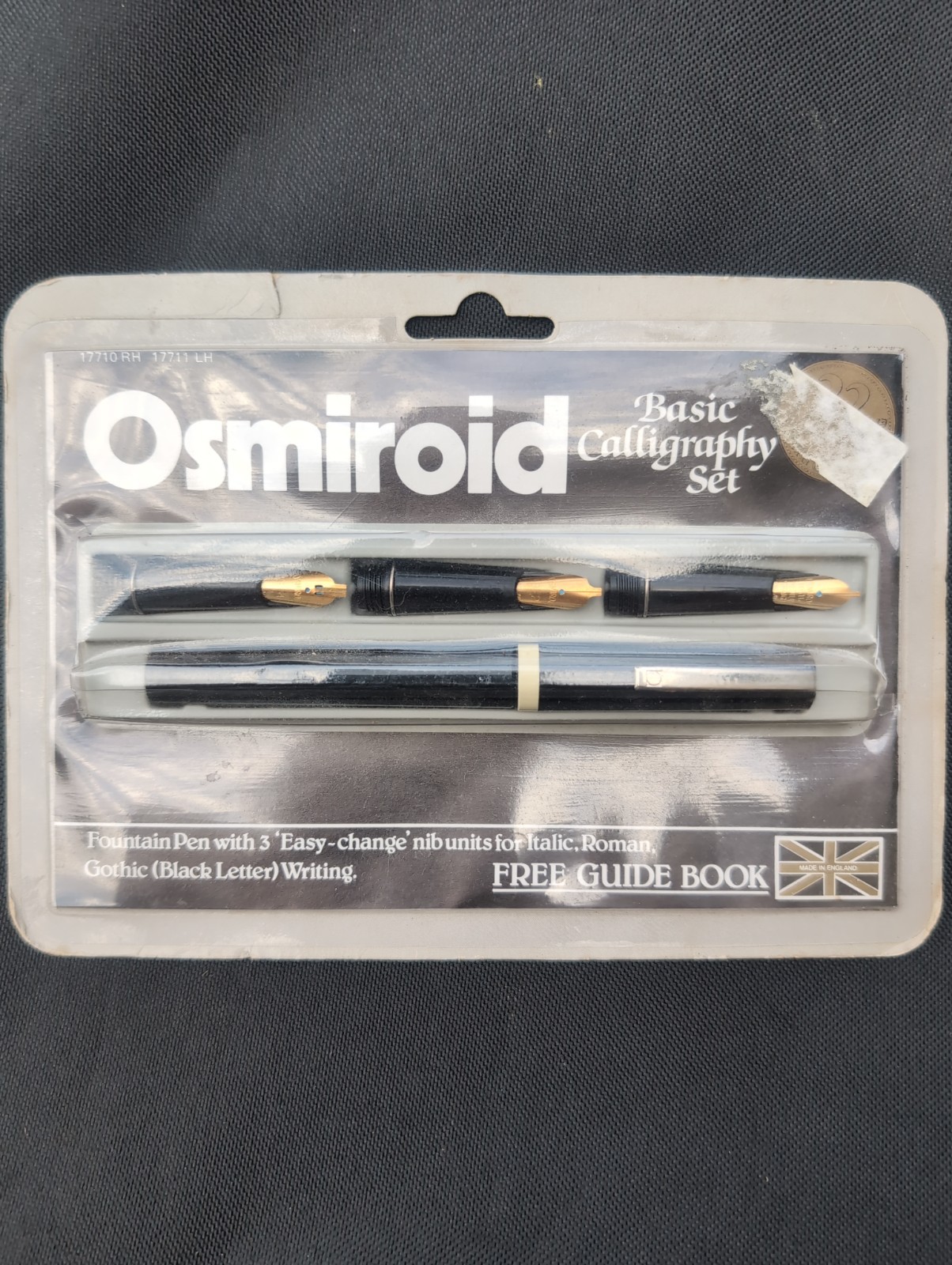 Osmiroid Basic Calligraphy Set 3 easy change nibs Right Hand Italian Roman Goth
