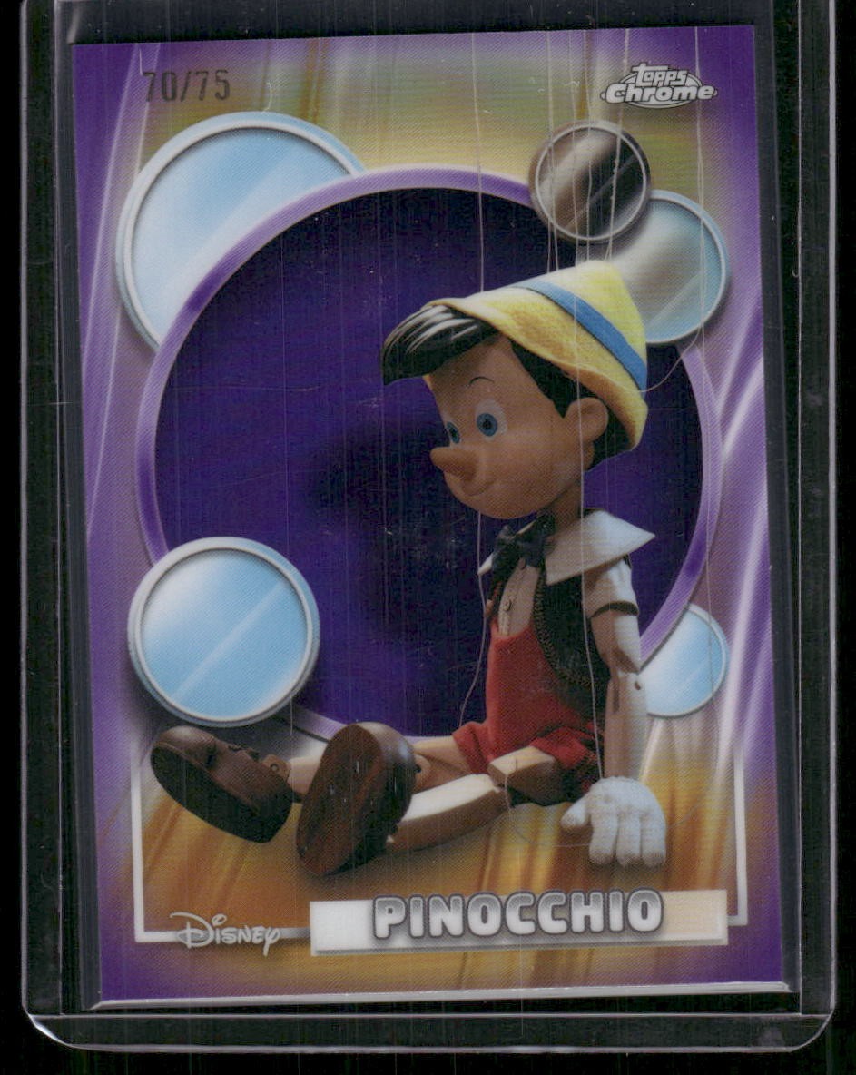 2026 Topps Chrome Disney #95 Pinocchio /75 2026 Topps Chrome Disney #95 Pinocchio /75