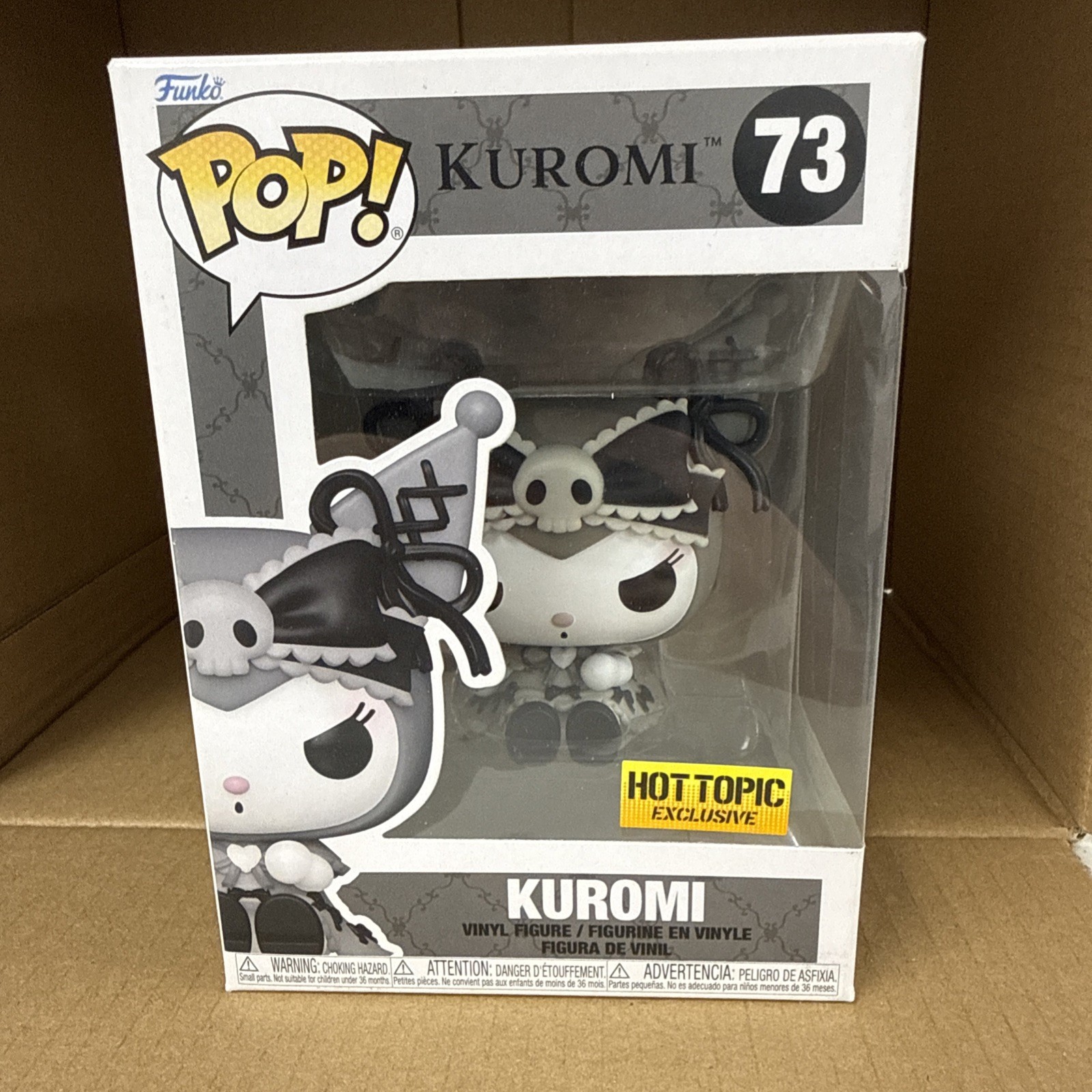 Funko Pop Sanrio Kuromi Lolita Hot Topic 73 Kawaii Cute Rabbit Toy Vinyl Figure