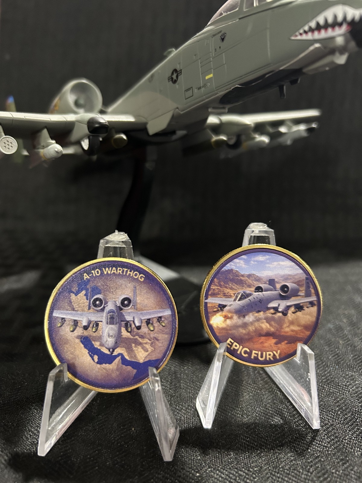 Operation Epic Fury, A-10 Warthog USAF Limited Edition Challenge Coin Operation Epic Fury, A-10 Warthog USAF Limited Edition Challenge Coin