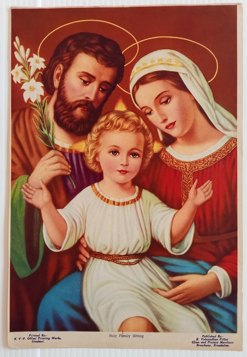 AOP India HOLY FAMILY SITTING 9.5\