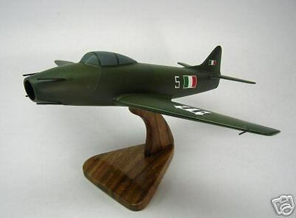 Re-2007 Reggiane Fighter Airplane Desk Wood Model Big New