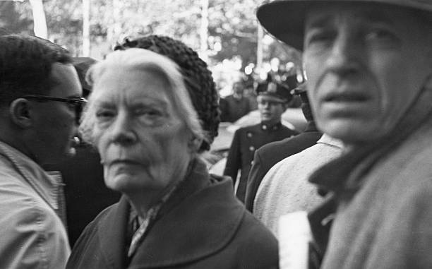 Dorothy Day At Anti-War Rally 1965 OLD PHOTO