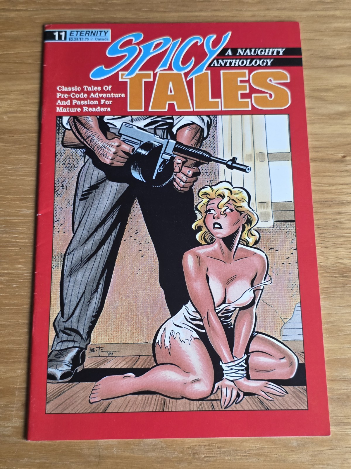 Spicy Tales #11 1989 Eternity Comics Early Bruce Timm Bondage Cover Spicy Tales #11 1989 Eternity Comics Early Bruce Timm Bondage Cover