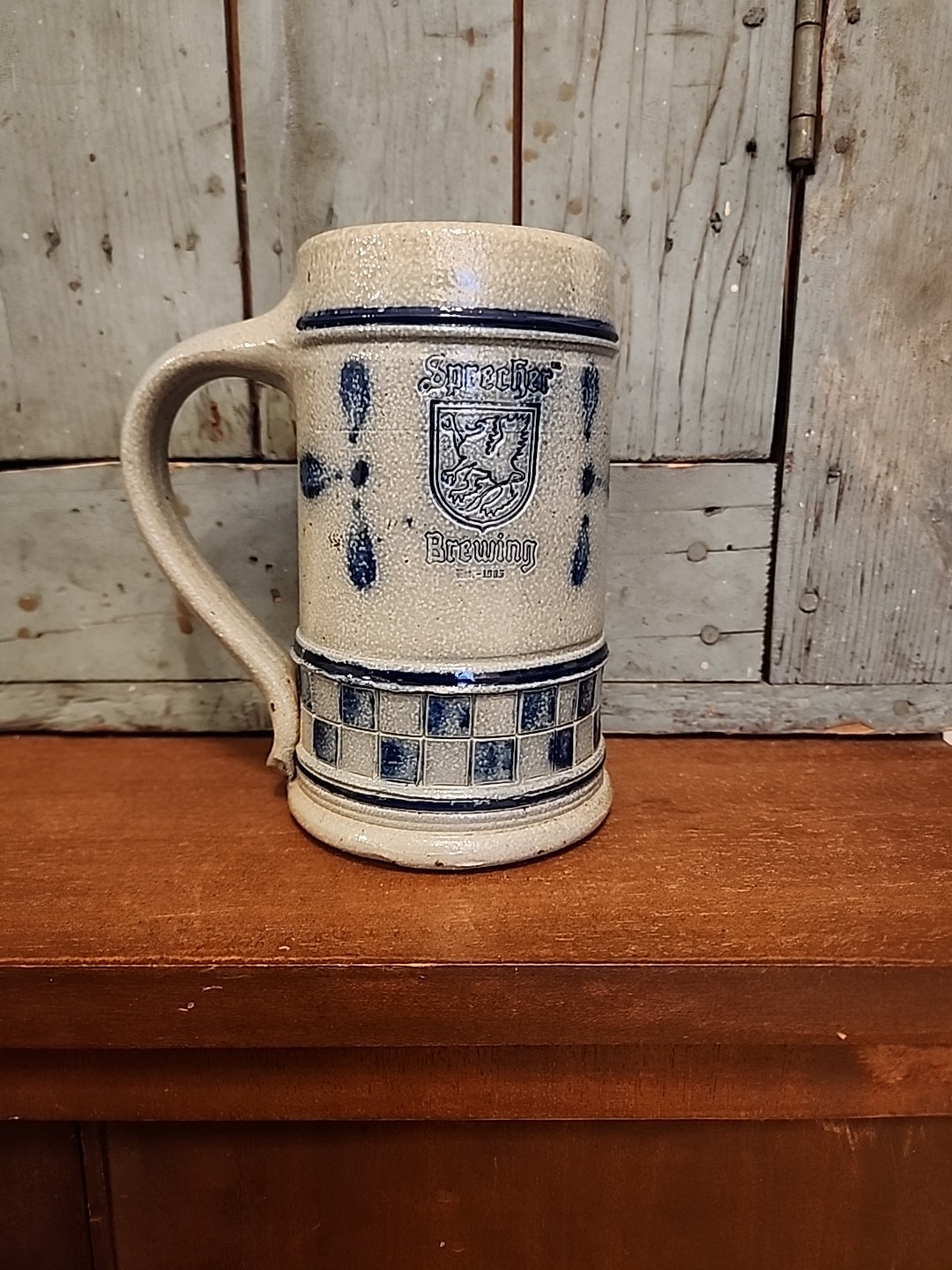 Vintage Rowe Pottery Works Sprecher Brewing Stein Tankard Mug Marked 1989 Hndmd Vintage Rowe Pottery Works Sprecher Brewing Stein Tankard Mug Marked 1989 Hndmd