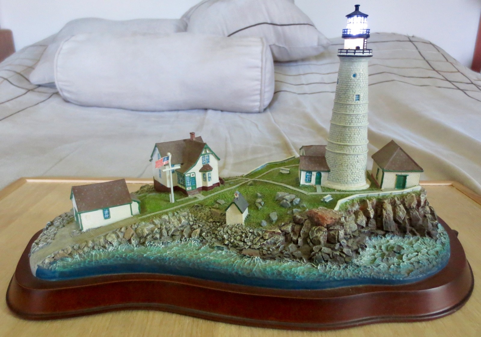 Boston Lighthouse Limited Edition resin model The Danbury Mint 233 of 5000