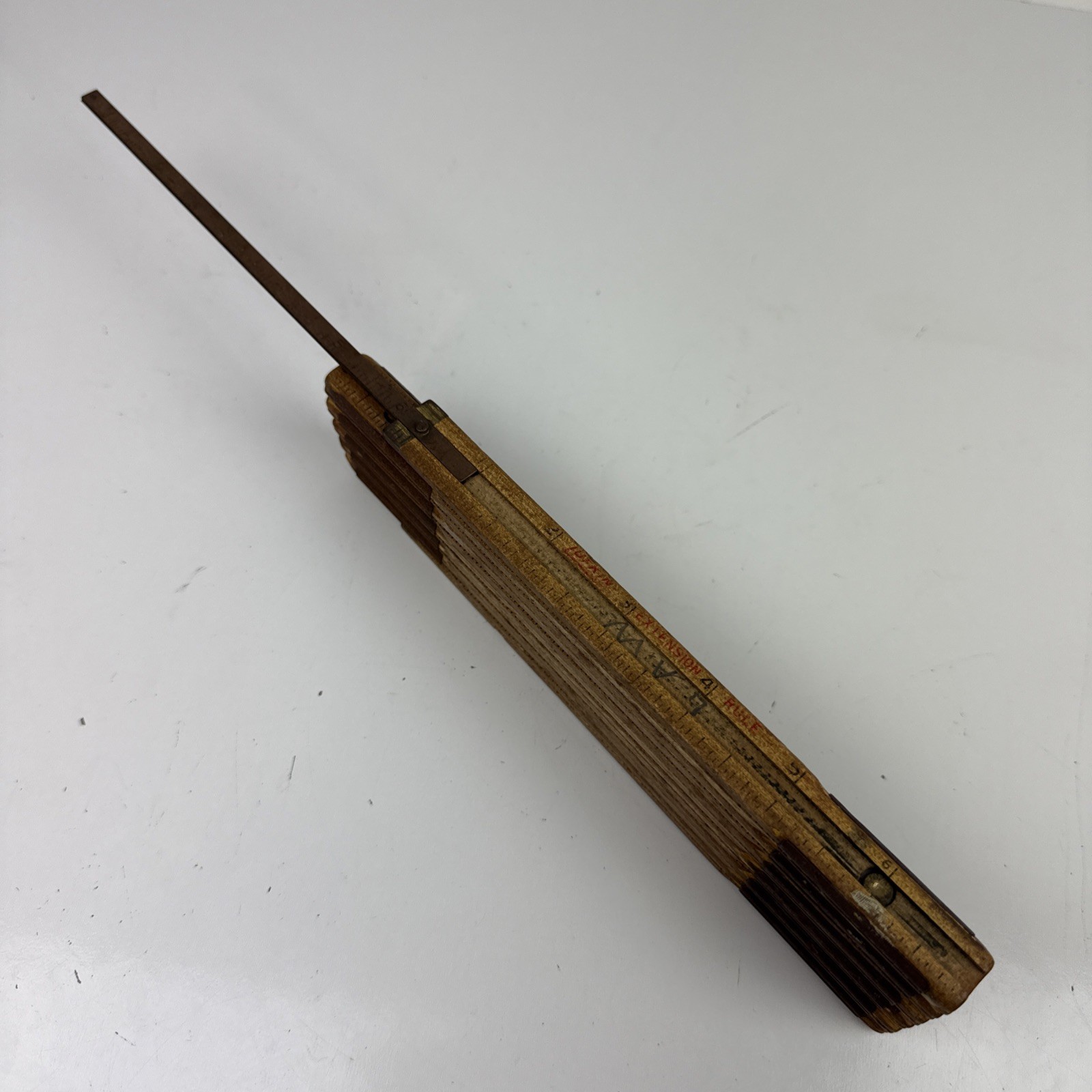 Lufkin X46 Vintage Wooden Collapsible 6 Foot Ruler, Double Sided Lufkin X46 Vintage Wooden Collapsible 6 Foot Ruler, Double Sided