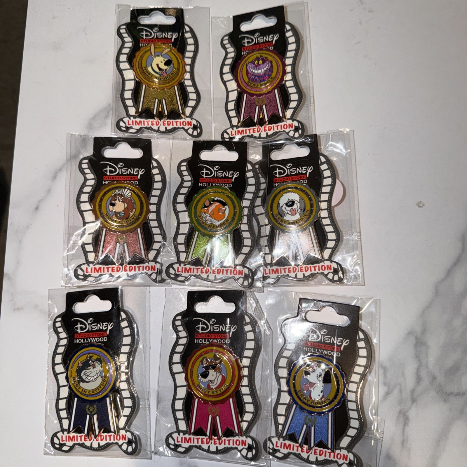 D23 Expo 2026 DSSH Best in Show Disney Pin LE 400 ***SET OF EIGHT***