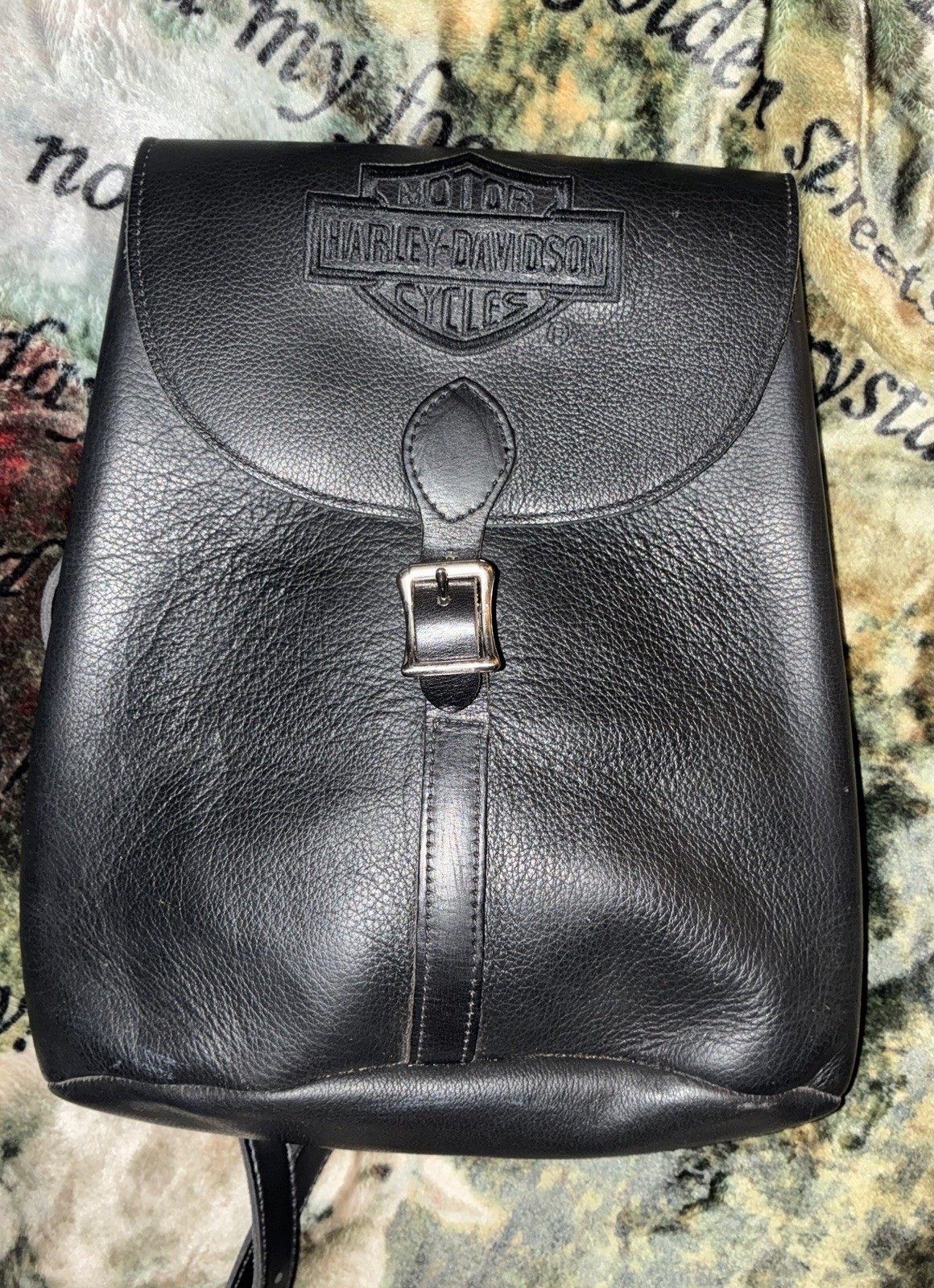 Harley Davidson Vintage Leather Backpack Excellent Condition Harley Davidson Vintage Leather Backpack Excellent Condition