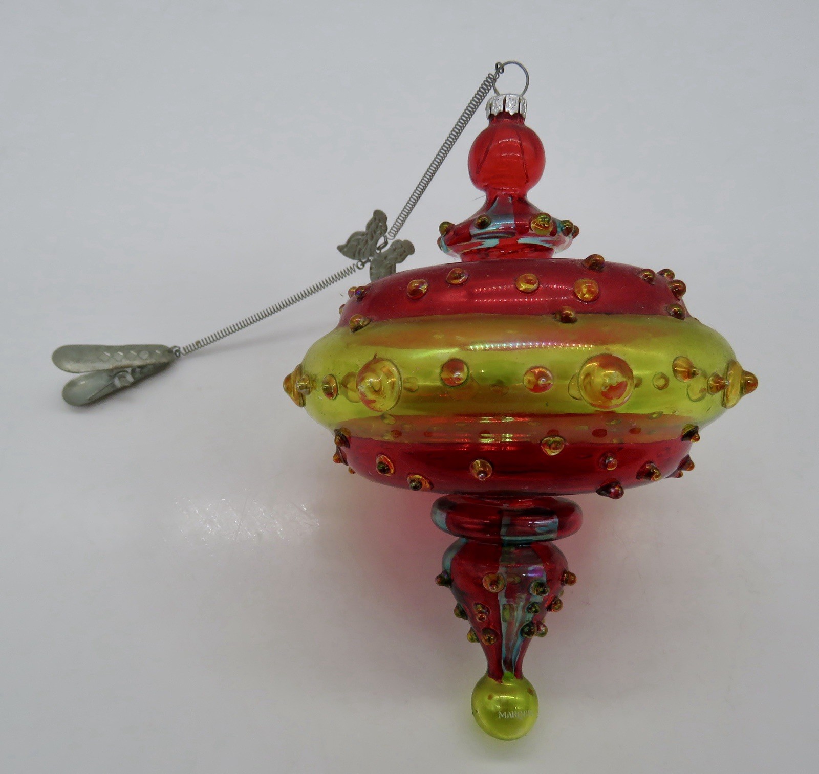 Marquis by Waterford Venetian Chartreuse Sceptre Christmas Ornament