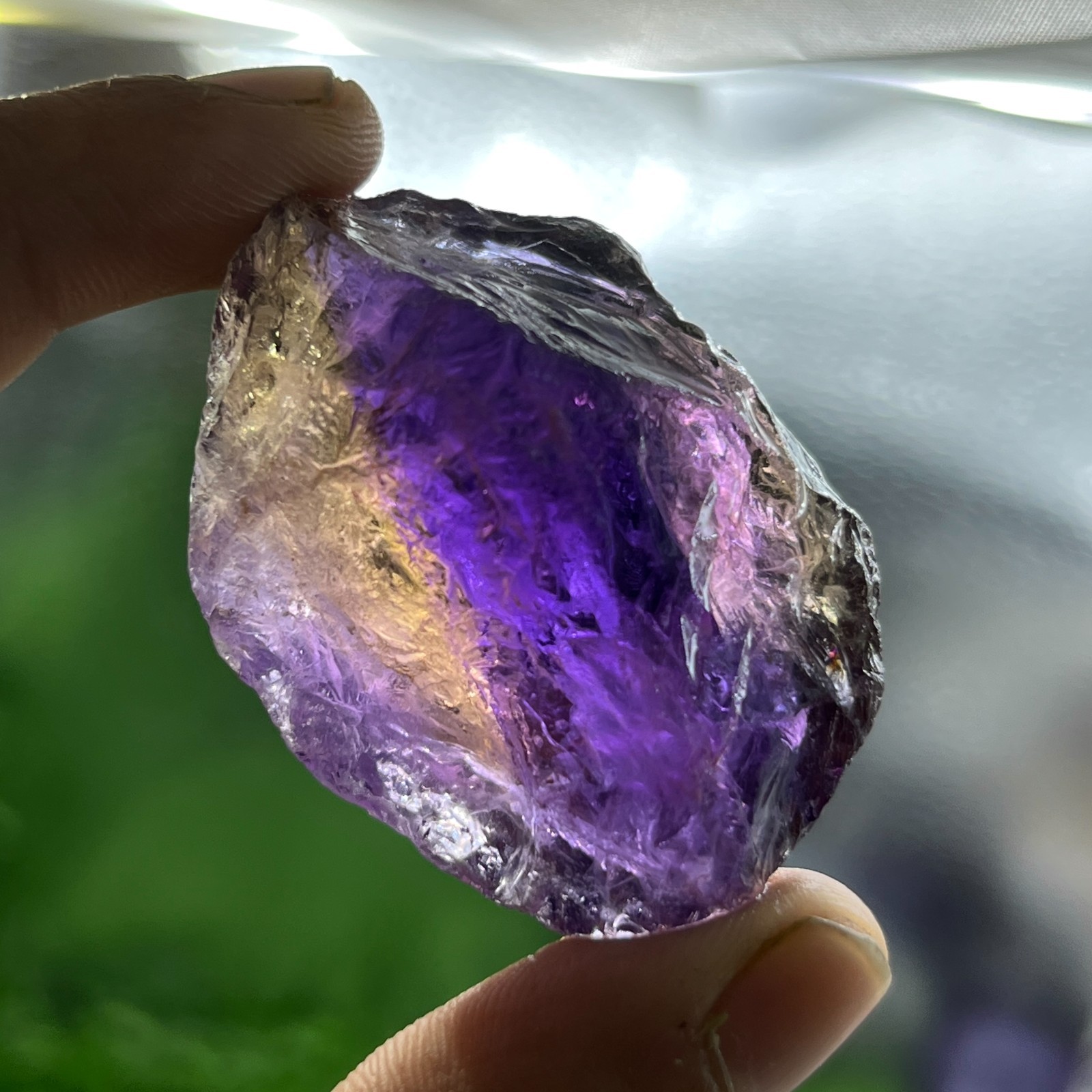 230 Cts Rare Big Ametrine Rough Gemstone – Natural Raw Amethyst and Citrine