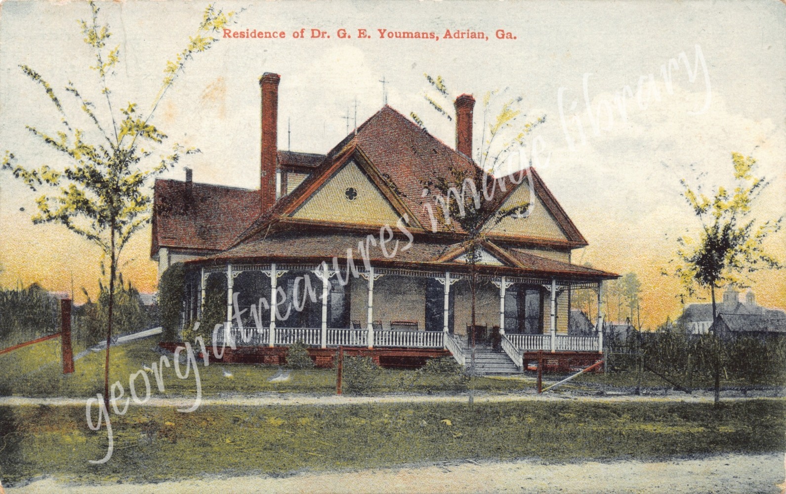 GA~GEORGIA~ADRIAN~RESIDENCE OF DR. GEORGE E. YOUMANS~C.1910
