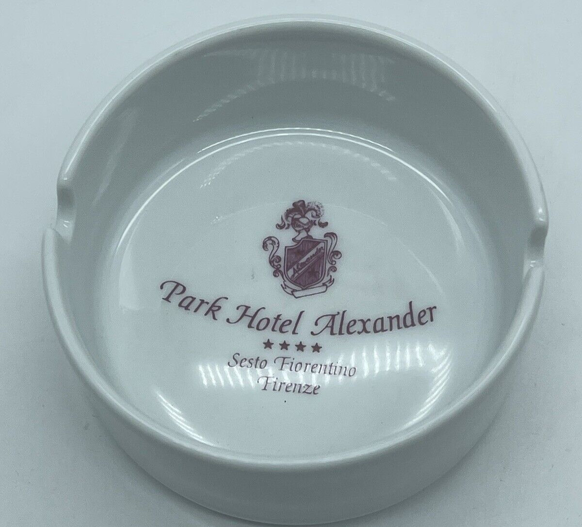 Vtg Richard Ginori Italy Park Hotel Alexander ~ Sesto Fiorentino Firenze Ashtray Vtg Richard Ginori Italy Park Hotel Alexander ~ Sesto Fiorentino Firenze Ashtray