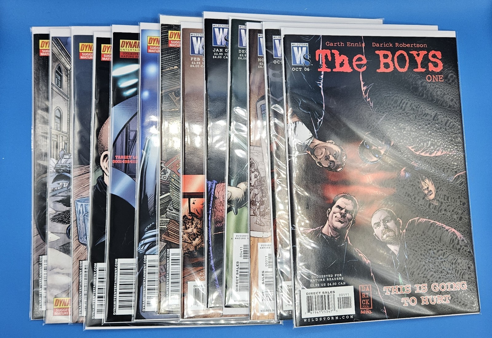 Wildstorm Dynamite THE BOYS 2006 #1,2,3,4,5,6,7,8,9,10,11,12,13 Comic Lot READ Wildstorm Dynamite THE BOYS 2006 #1,2,3,4,5,6,7,8,9,10,11,12,13 Comic Lot READ