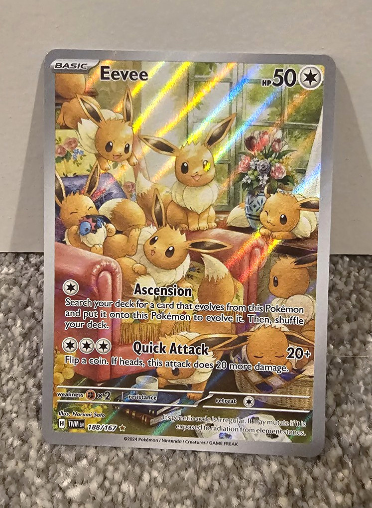 Pokémon TCG Eevee IR 188/167 Twilight Masquerade