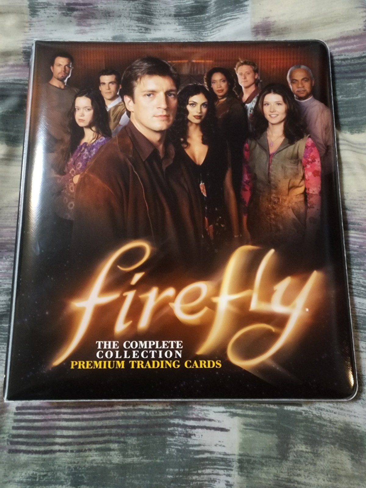 RARE VHTF Firefly Official Padded Binder 72 Card Base Set, Ad & Dealer Sheets + RARE VHTF Firefly Official Padded Binder 72 Card Base Set, Ad & Dealer Sheets +