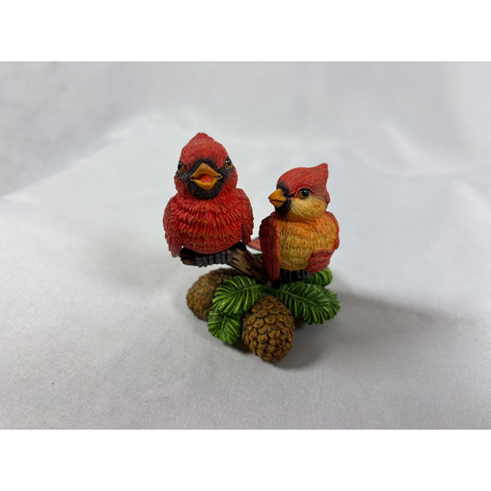Vintage 1996 Endless Love Songs Cardinal Bird Figurine Garden Romances Resin Vintage 1996 Endless Love Songs Cardinal Bird Figurine Garden Romances Resin