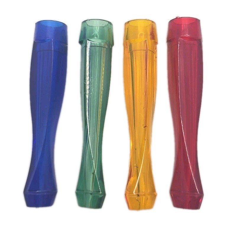 Vintage Plastic Cigarette Holders Blue Green Yellow Red NOS Small 2.5