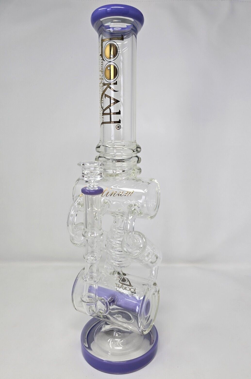 16 inch Honeycomb Recycler High Quality Borosilicate Percolated Waterpipe 
