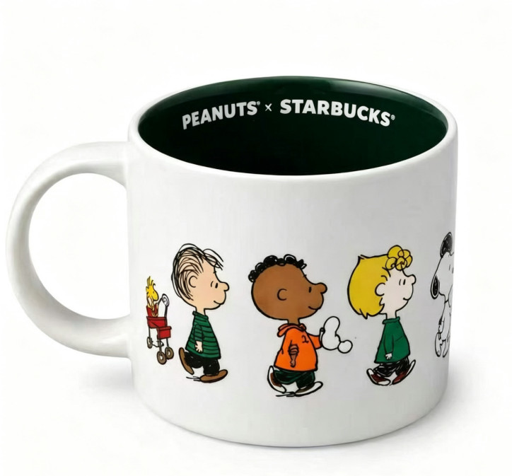In Hand* Starbucks Peanuts Snoopy White Mug Limited Edition