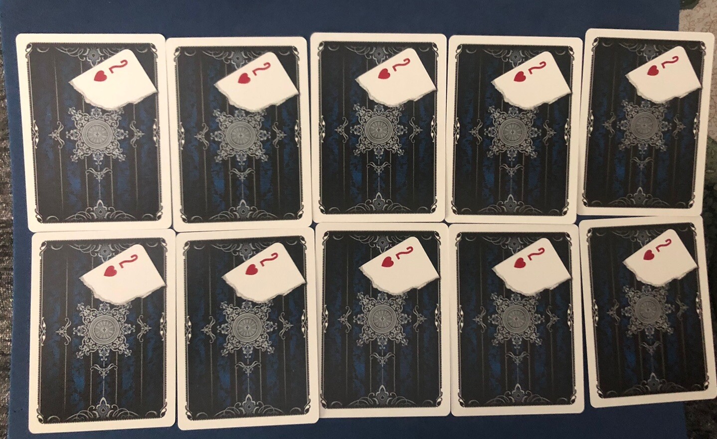 EMERALD BLUE /ARTIFICE PLAYING CARDS ANGLE Z REFILL 10 CARDS BY ELLUSIONIST EMERALD BLUE /ARTIFICE PLAYING CARDS ANGLE Z REFILL 10 CARDS BY ELLUSIONIST