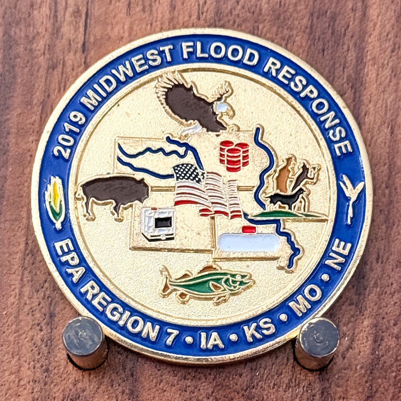 EPA Region 7 2019 Midwest Flood Emergency Response Challenge Coin  1#40