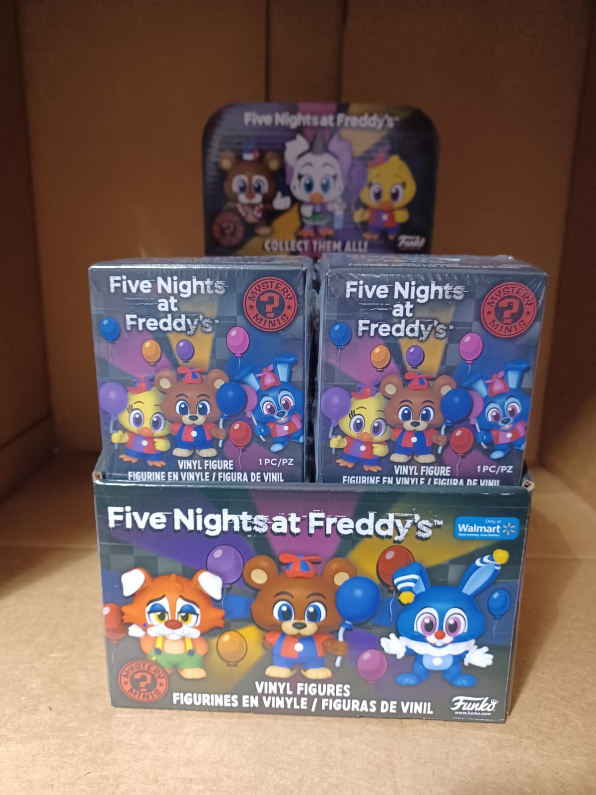 Box of 12 Pieces Funko Five Nights At Freddy's Mystery Balloon Circus Figures Box of 12 Pieces Funko Five Nights At Freddy's Mystery Balloon Circus Figures