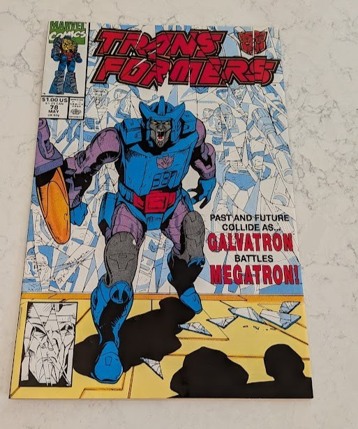 Transformers #78 Comic Book 1991 Marvel G1 Copper Age Galvatron Battle Transformers #78 Comic Book 1991 Marvel G1 Copper Age Galvatron Battle