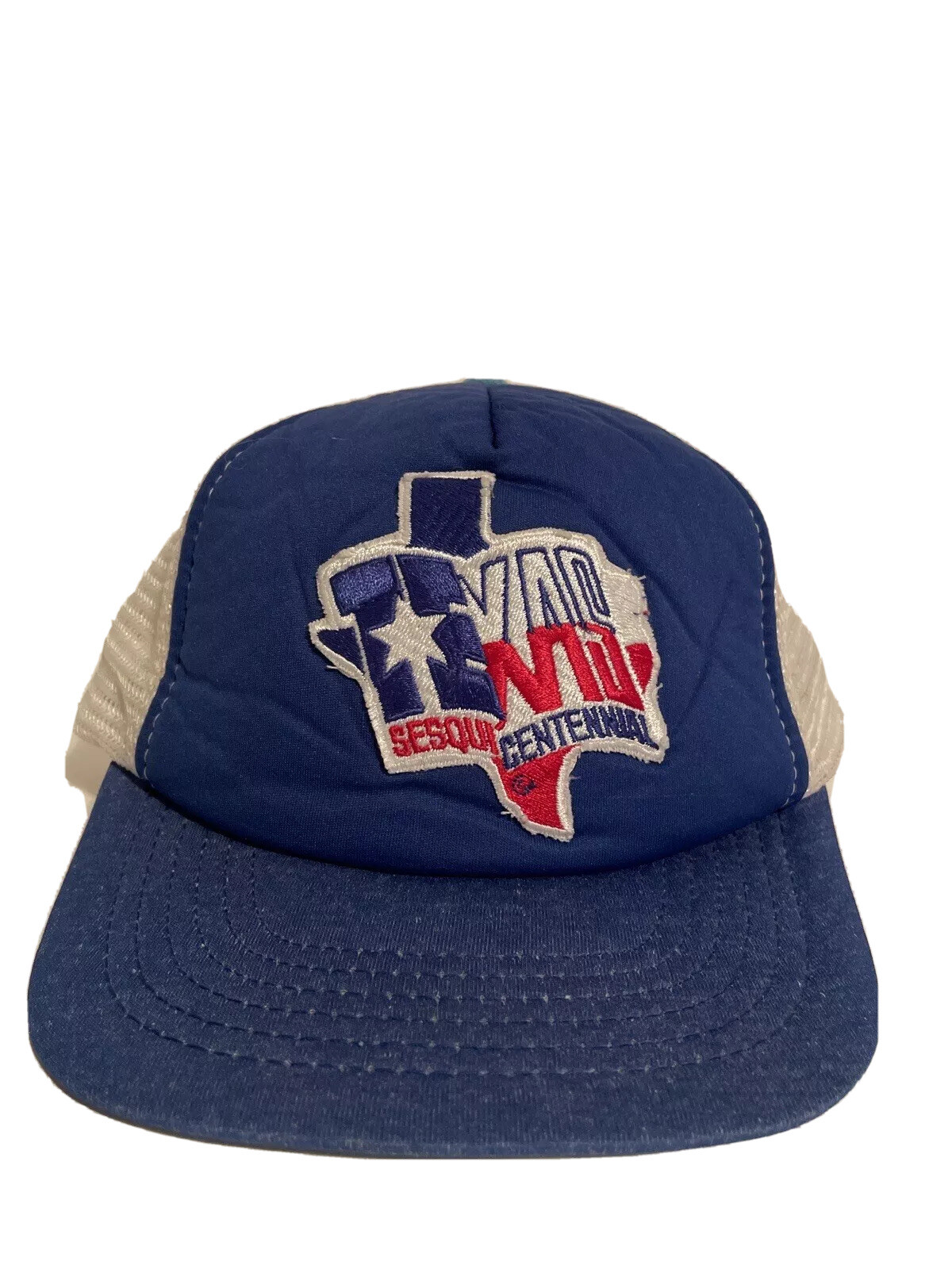 Vintage 1980’s TEXAS SESQUICENTENNIAL MEN'S HAT Truckers Cap Foam Snapback