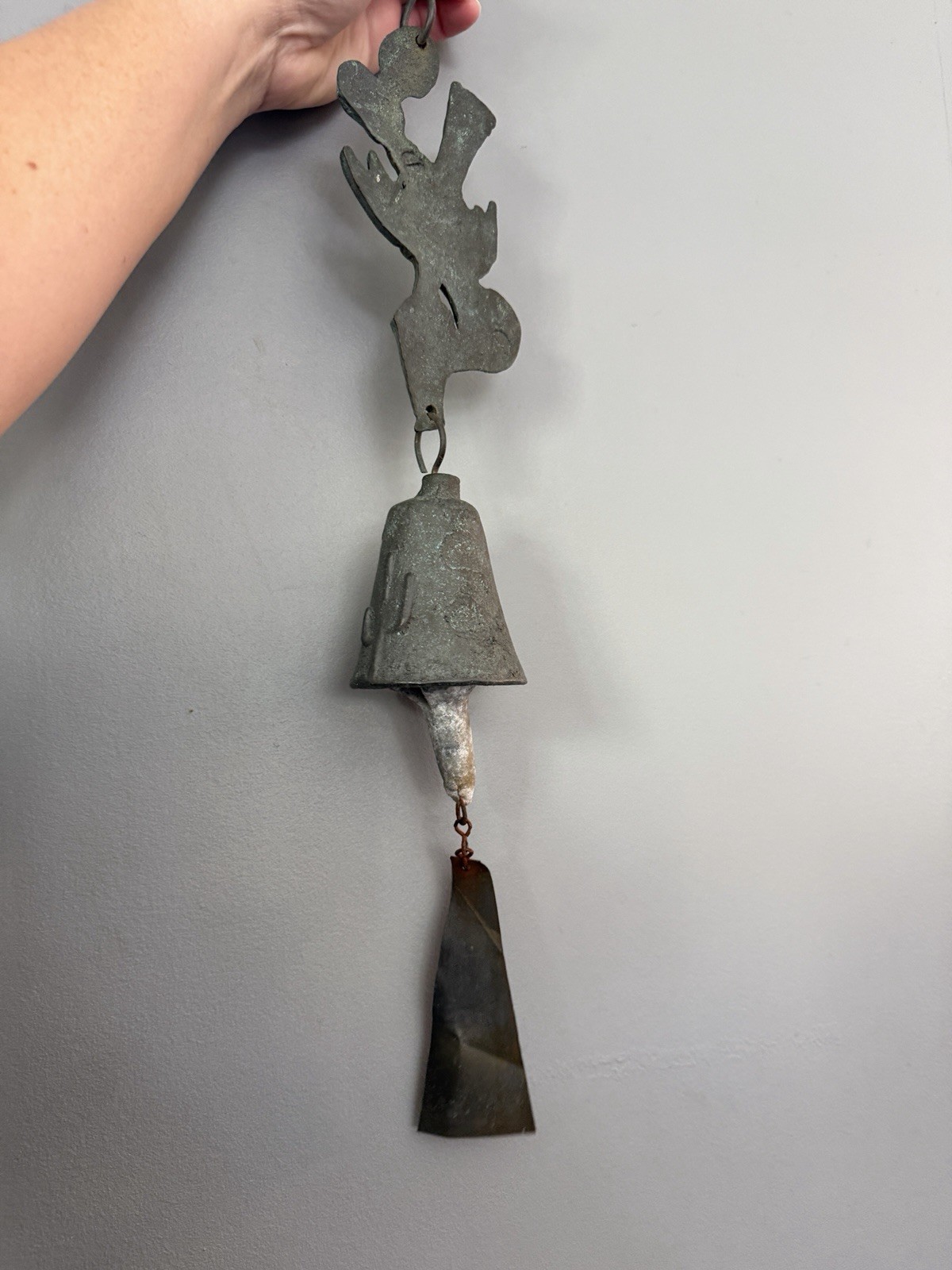 Vintage Joe Ursutz Bronze Bird Chime Vintage Joe Ursutz Bronze Bird Chime
