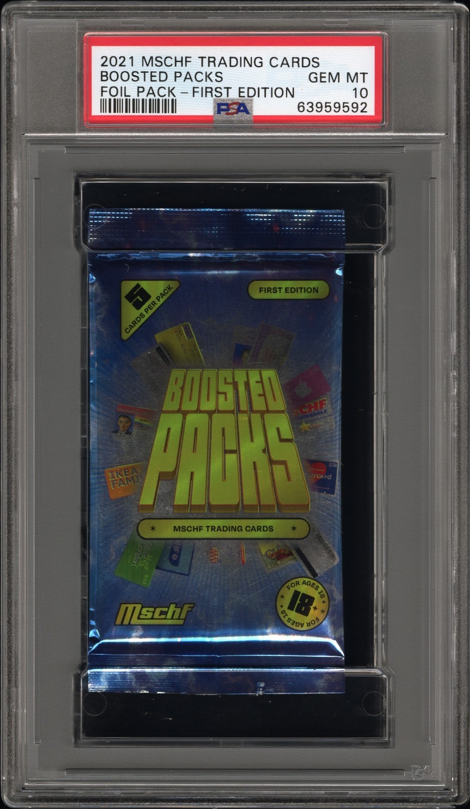 MSCHF Boosted Packs Box V1 First Edition Graded PSA Gem mint 10, pop 2 🔥