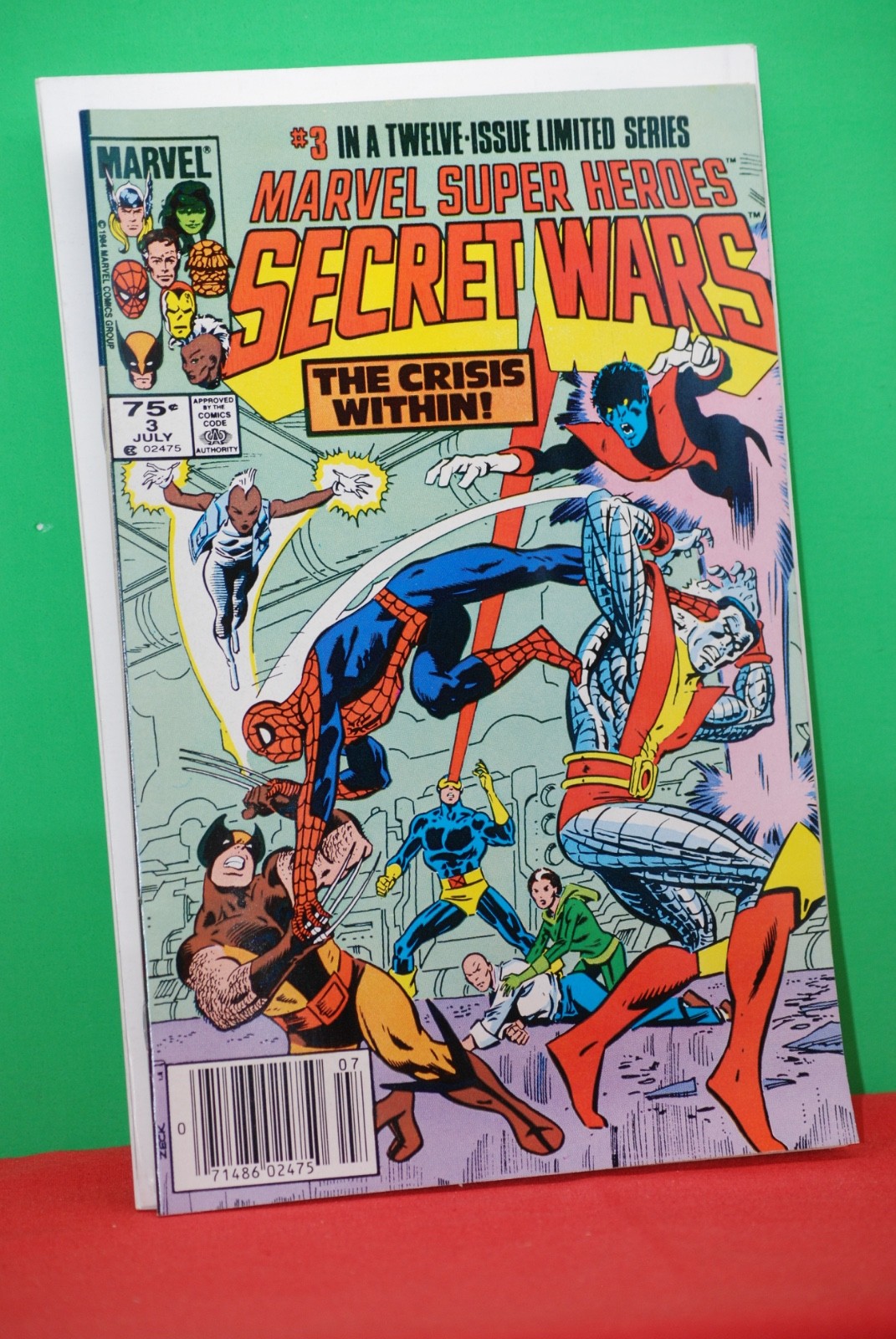 Marvel  Secret Wars #3 Newsstand 1984 1st app of Volcana & Titiania VF/NM