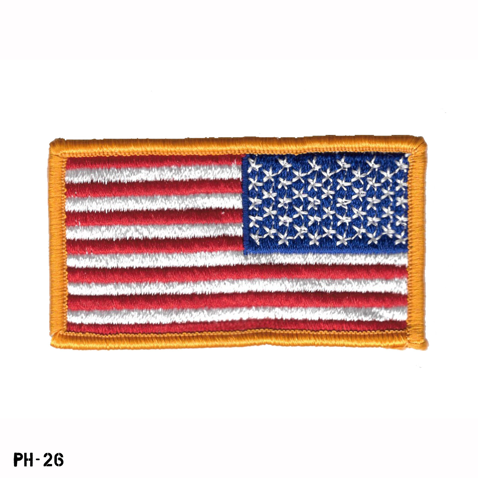 United States ~ American Flag Patch ~ Right Shoulder ~ Sew On ~ US Made ~ NEW
