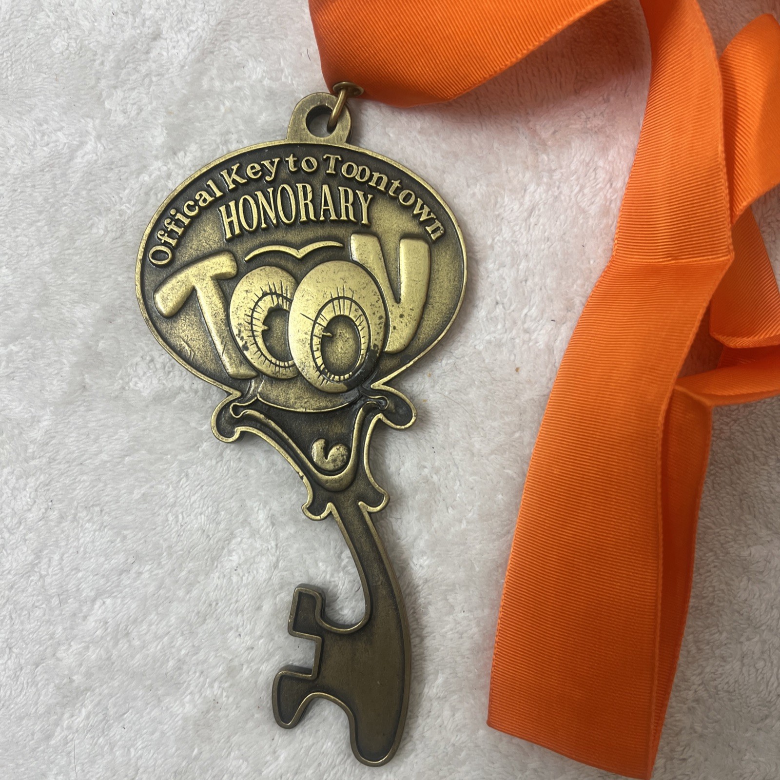 Rare Vintage Disneyland Honorary Official Key to Mickey's Toontown 6