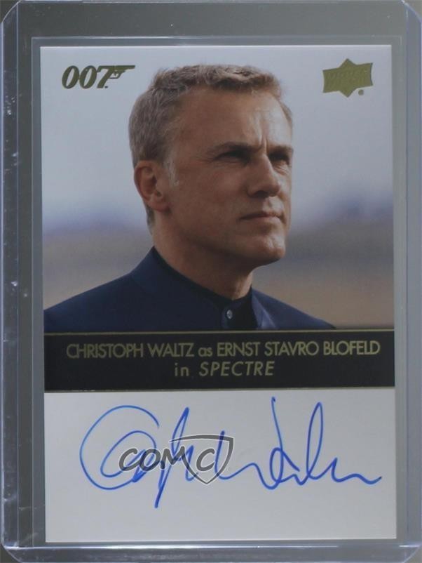2025 James Bond Black Diamond Ernst Stavro Blofeld Christoph Waltz as Auto 4et