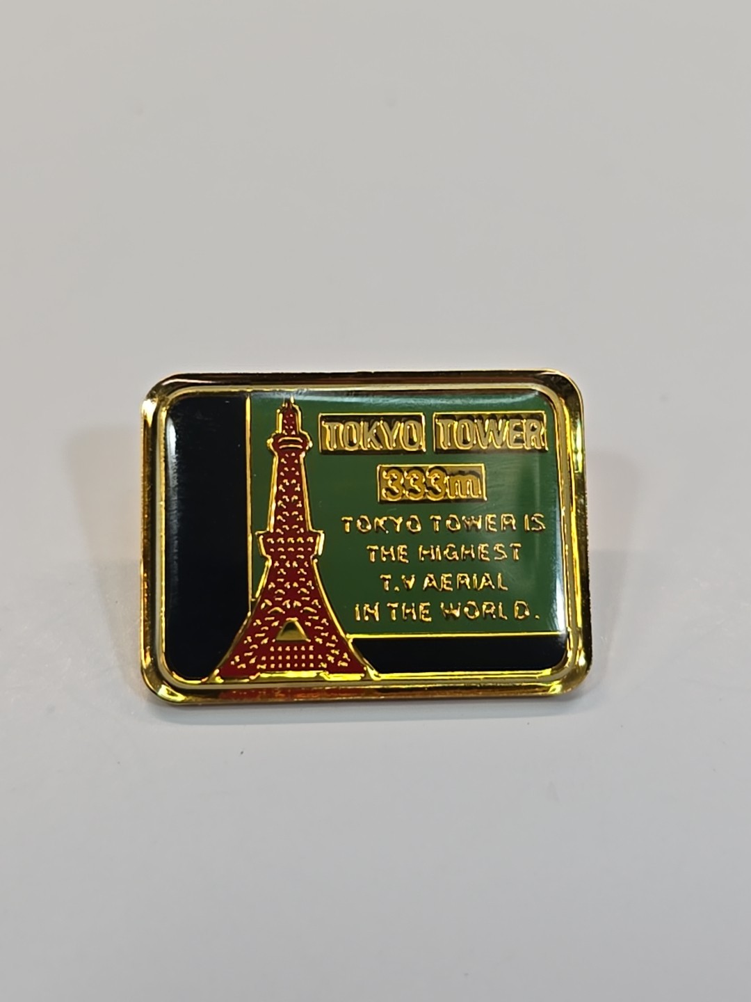 Tokyo Tower Pin Minalto Japan Highest TV Aerial Tower in the World (Until 2012)
