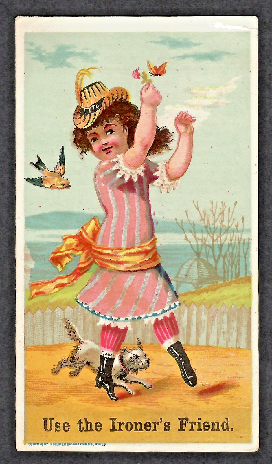 VICTORIAN TRADE CARD~LABOR-SAVING DAY'S SOAP IS THE 