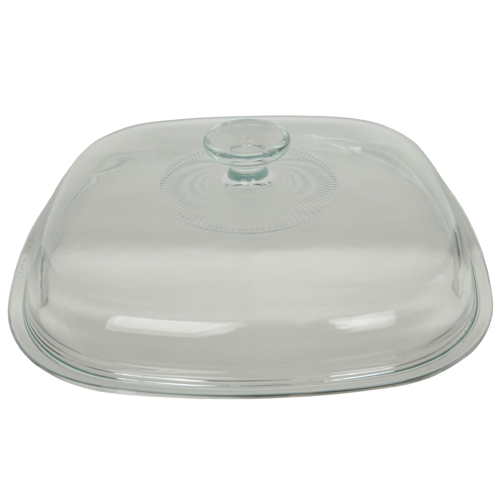 Corningware A12 5 Quart Clear Glass Baking Casserole Dish Lid