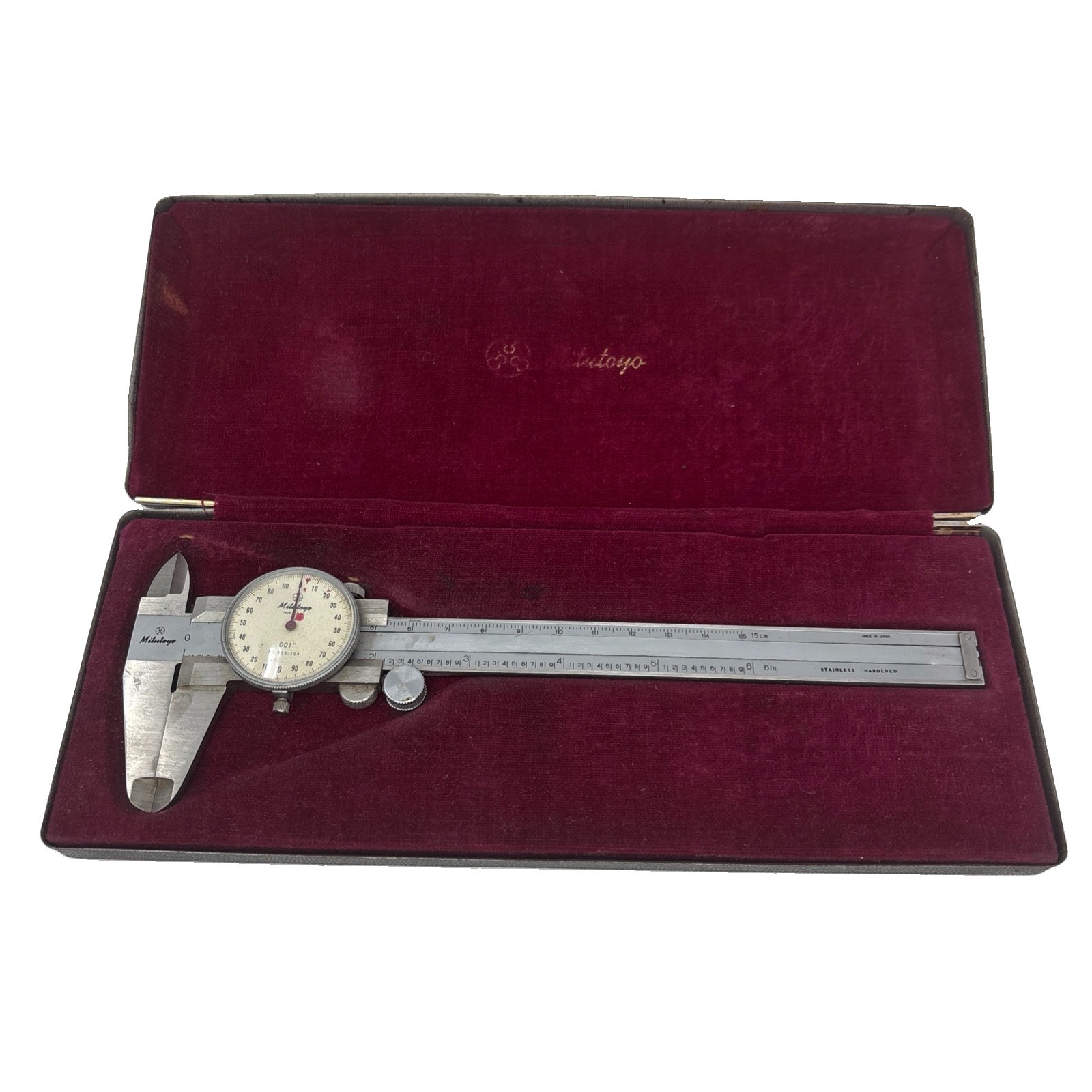 Mitutoyo 6” Dial Calipers  No 533-104 Made In Japan 6