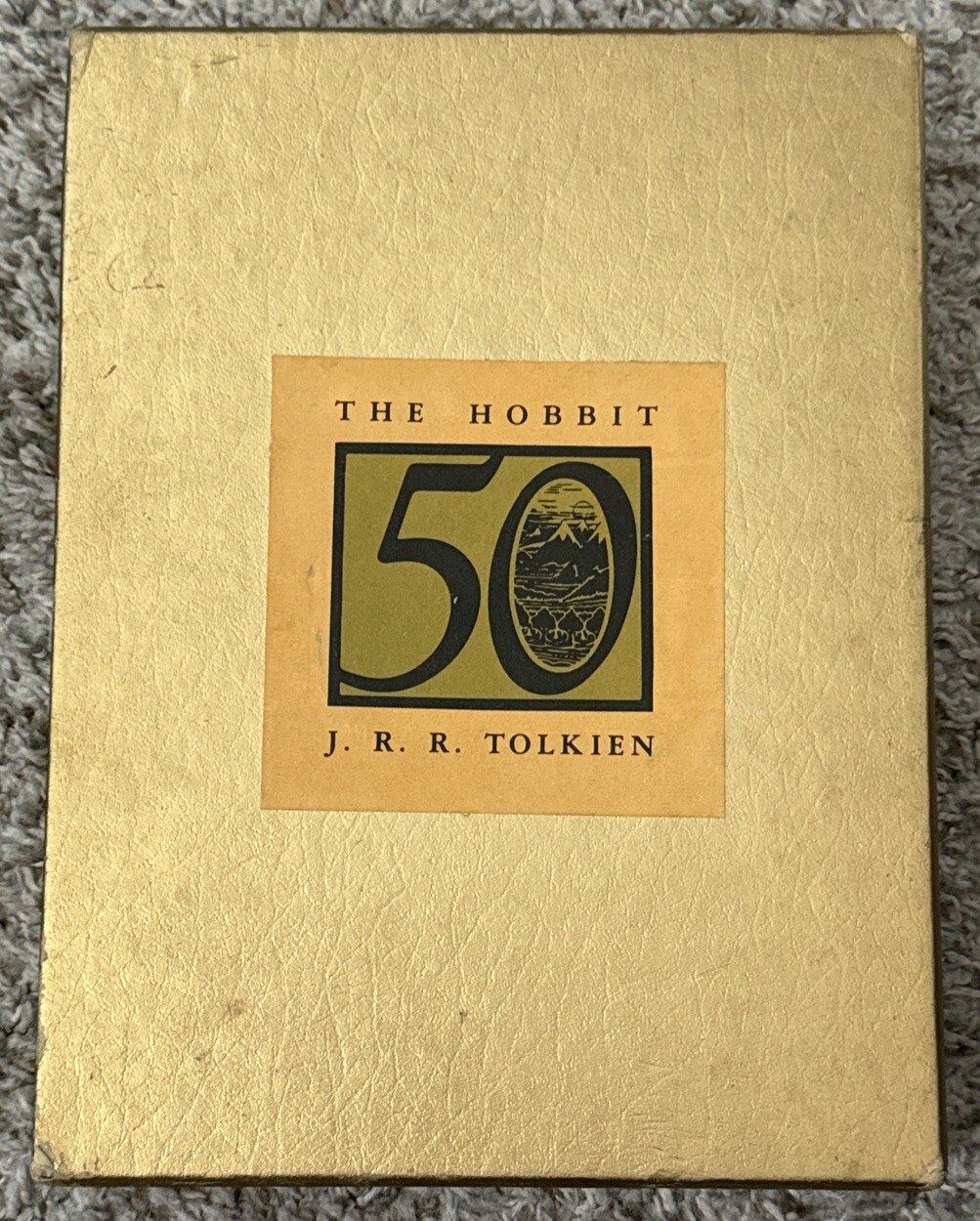 THE HOBBIT J.R.R. TOLKIEN 50th ANNIVERSARY LIMITED EDITION BOX HARDCOVER 1966