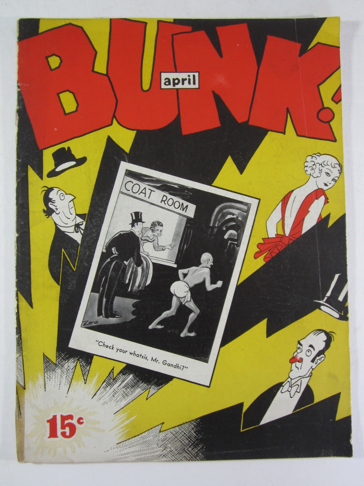 Bunk Magazine v. 1 #1, Apr. 1932 VG (Clayton) Scarce Humor Magazine 1st Issue Bunk Magazine v. 1 #1, Apr. 1932 VG (Clayton) Scarce Humor Magazine 1st Issue