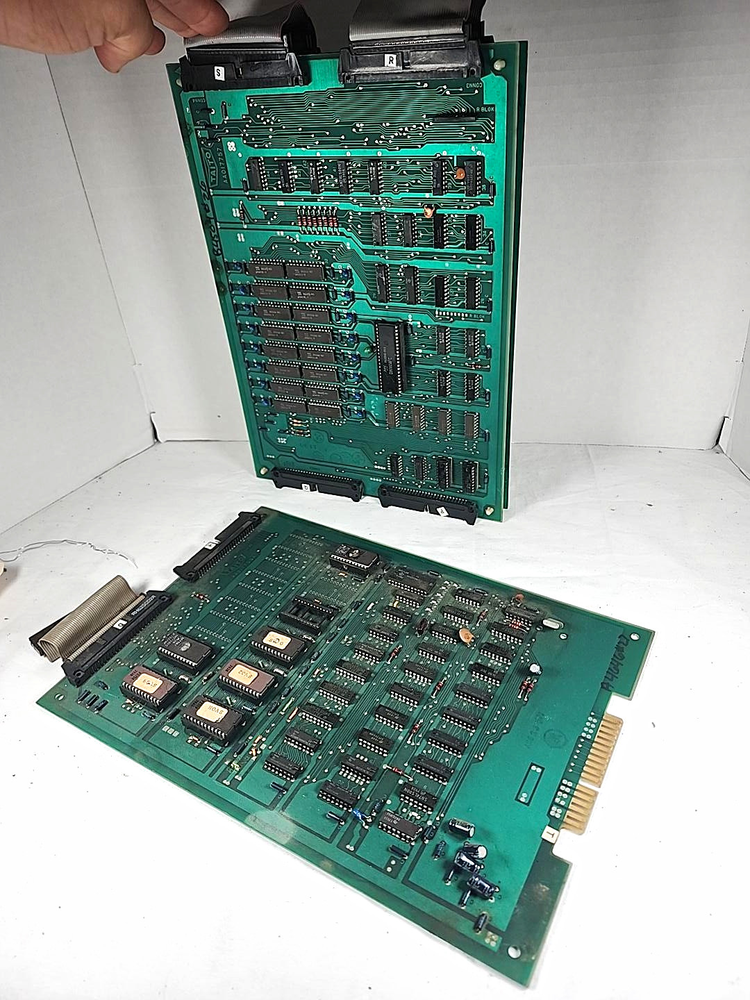 Vintage Taito Space Invaders 3-Layer Arcade PCB Board Set AA017757 AA017756A