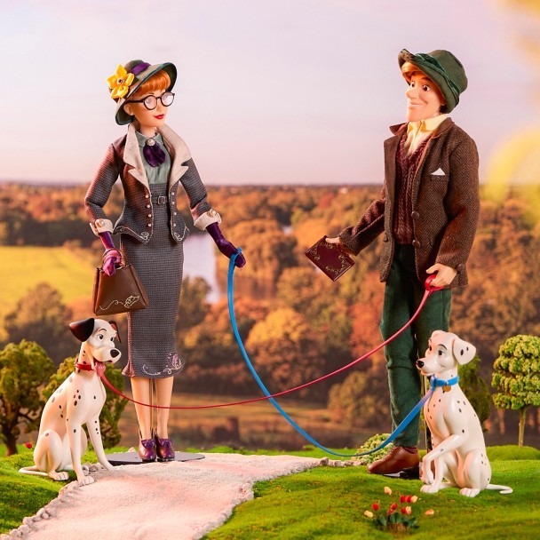 Roger and Anita Limited Doll Set – 101 Dalmatians 65th Anniversary D23 Presale