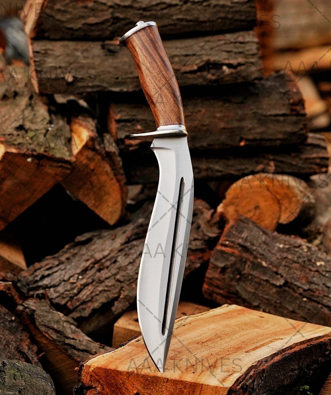 Full Tang D2 Fixed Blade Gurkha Kukri Knife Tactical Outdoor Survival