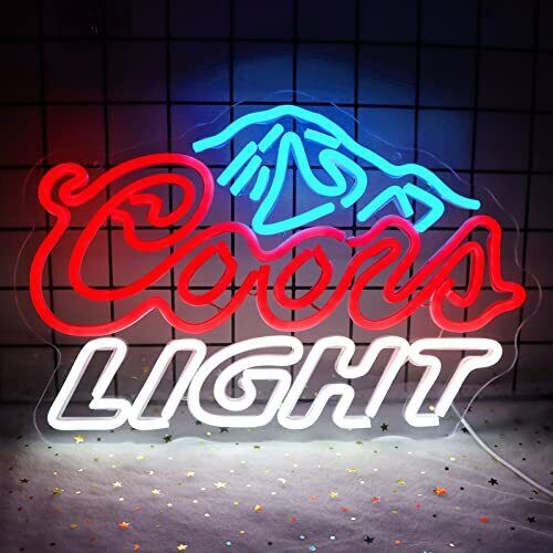 Dimmable LED Neon Light Sign Man Cave Bar Pub Wall Decor USB Powered 17x11Inch