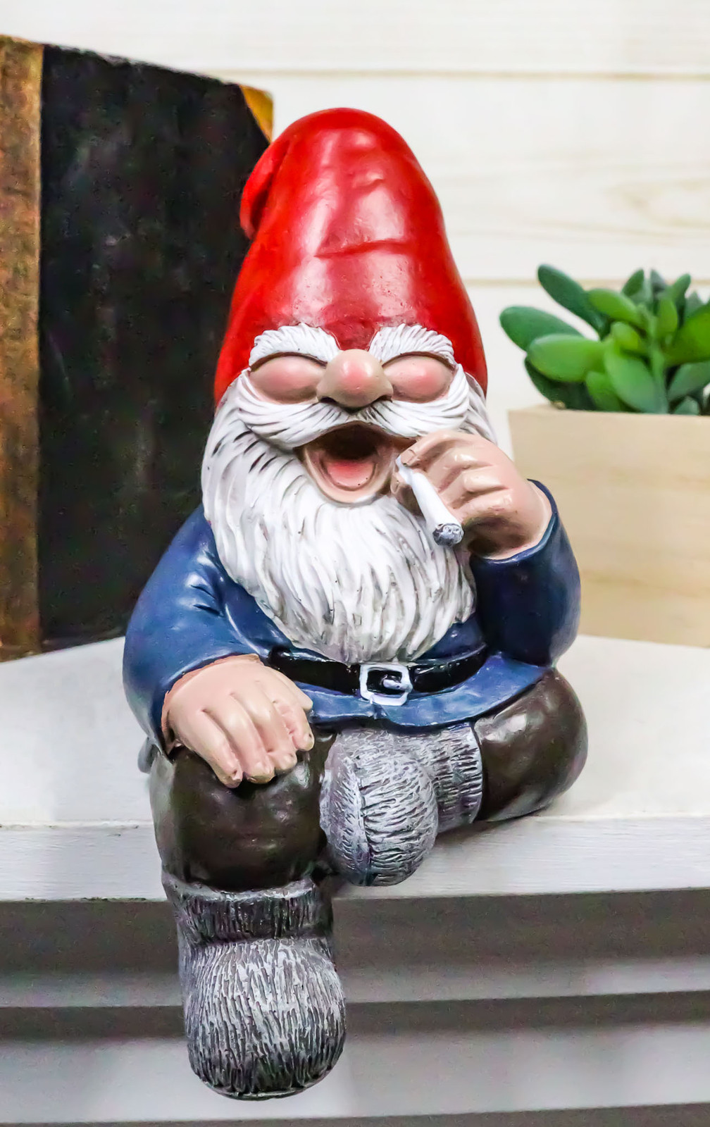 Whimsical Gypsy Life Mr Gnome Dwarf Stoner Smoking Stash Shelf Sitter Figurine Whimsical Gypsy Life Mr Gnome Dwarf Stoner Smoking Stash Shelf Sitter Figurine