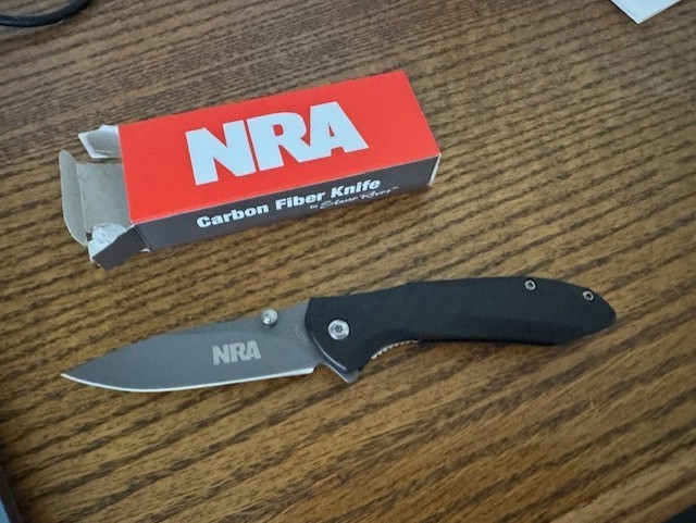 Stone River NRA Folding Knife NEW