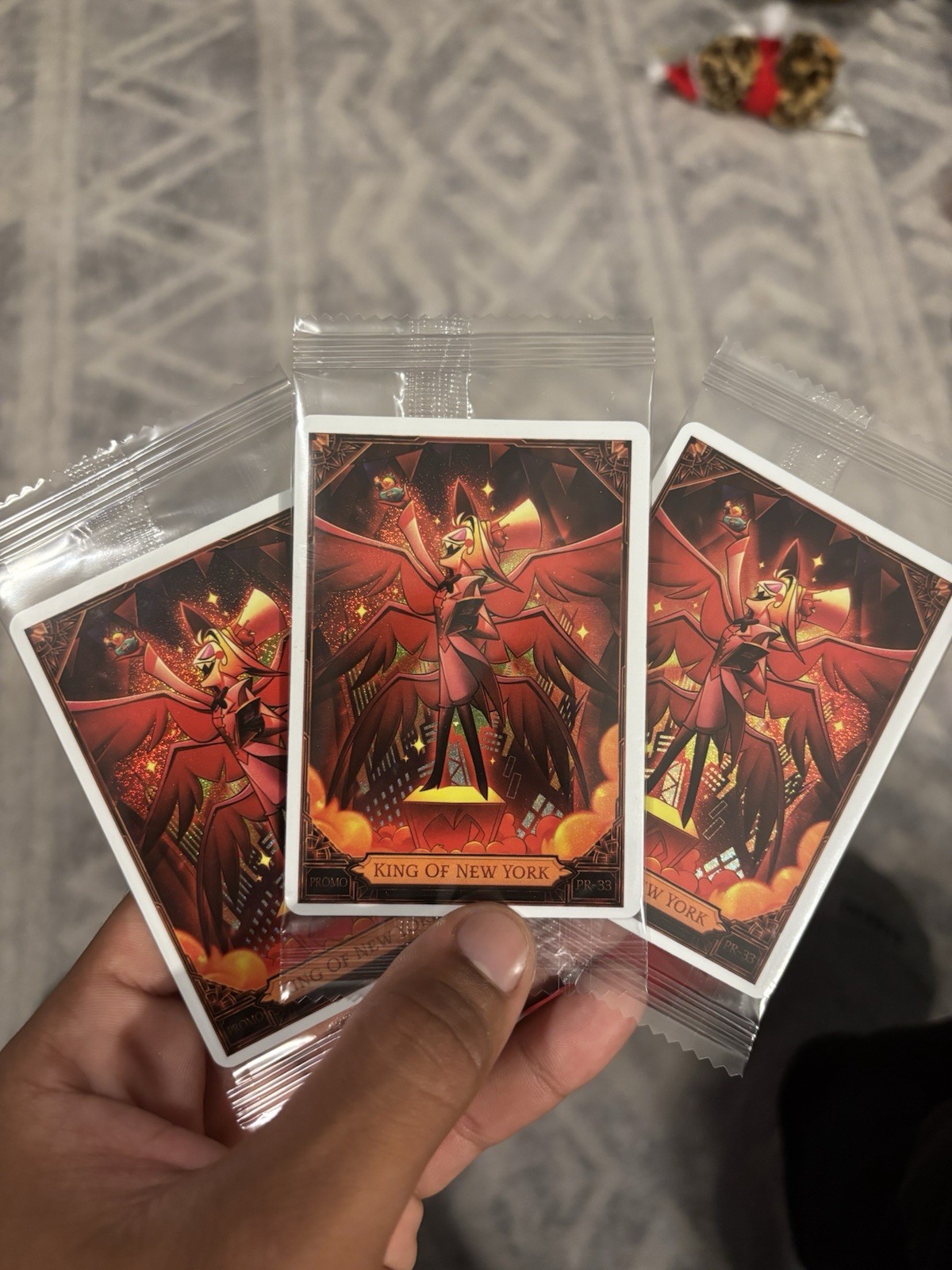 Hazbin Hotel Lucifer King of New York Comic Con Promo Card NYCC 2026 exclusive