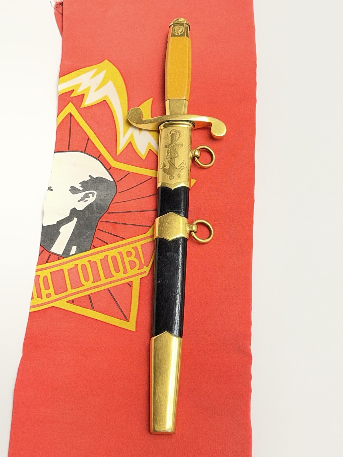 USSR WW II Soviet Russian Original 1954 ЗИК Navy Officer Dress Dagger USSR WW II Soviet Russian Original 1954 ЗИК Navy Officer Dress Dagger